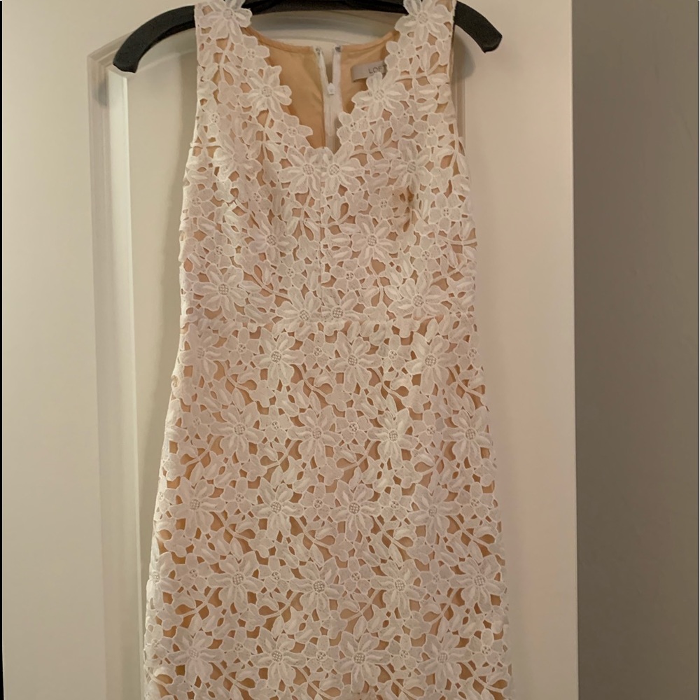 White lace dress - very cute dress